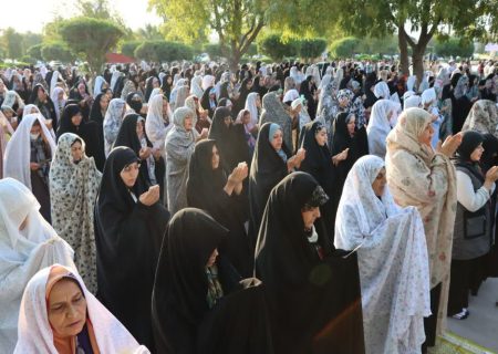 اقامه نماز عید فطر در عالیشهر