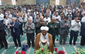 نماز عید فطر در اهرم برگزار شد