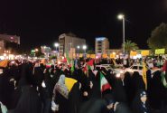 تجمع مردم بوشهر در حمایت از عملیات سپاه